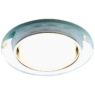 встраиваемый светильник ambrella light gx53 classic g8077 ch