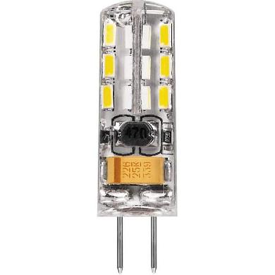 лампа светодиодная feron g4 2w 6400k прозрачная lb-420 25859