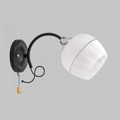 бра imex md.3314-1-w bk+ch