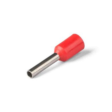 наконечник штыревой втулочный изолированный ншви 1-8, ld405-108 (diy упаковка 25 шт)