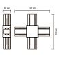 Коннектор X-образный Jazzway PTR CX-GR 5023901