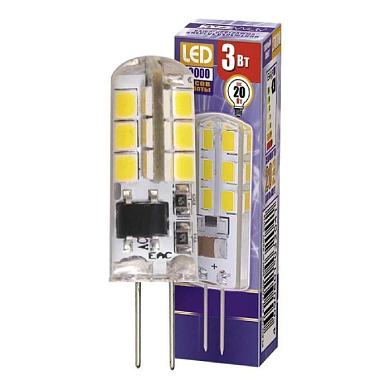 лампа светодиодная jazzway g4 3w 2700k прозрачная 1032041