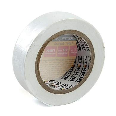 изоляционная лента stekker intp01315-20 0,13*15 мм. 20 м. белая