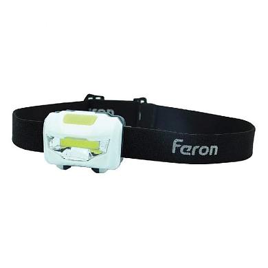 налобный светодиодный фонарь feron th2300 на батарейках 60х40 120 лм 41679