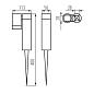 Грунтовый светильник Kanlux USTI SP 1X7 GR 36561