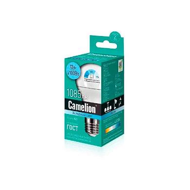 лампа светодиодная camelion e27 13w 4500k led13-a60-d/845/e27 14728