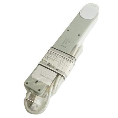сетевой фильтр 6-местный с/з stekker hm20-61-03 3x1мм2, 3 м, серия optima, белый