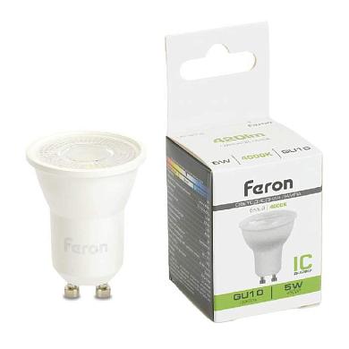 лампа светодиодная feron lb-272 mr11 gu10 5w 175-265v 4000k 51219