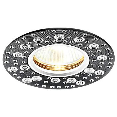 встраиваемый светильник ambrella light classic a801 bk/al