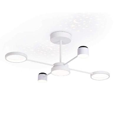 потолочная светодиодная люстра ambrella light comfort linetech fl51631