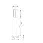 Уличный светильник Arte Lamp Seginus A6515PA-1BK