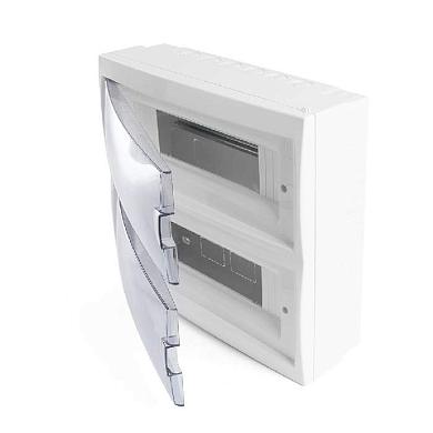 бокс настенный stekker ebx50-3/24-20 24 модуля, пластик, серия standart