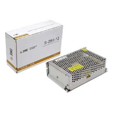 блок питания swg 12v 250w ip20 20,85a s-250-12 000114