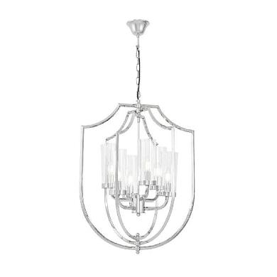 подвесная люстра lumina deco trulia ldp 8006-6 chr