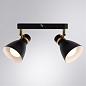 Спот Arte Lamp Fafnir A5047PL-2BK