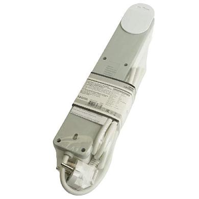 сетевой фильтр 4-местный с/з stekker hm20-41-05 3x1мм2, 5 м, серия optima, белый