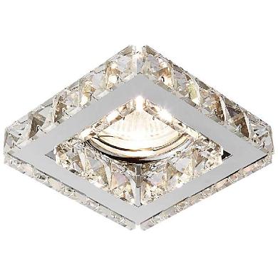 встраиваемый светильник ambrella light crystal k110 cl/ch