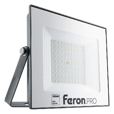 светодиодный прожектор feron ll-1000 100w 6400k 41541