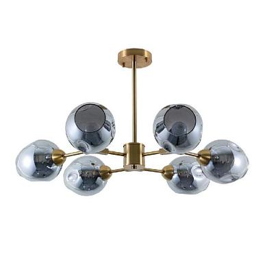 потолочная люстра arte lamp yuka smoky a7759pl-6pb