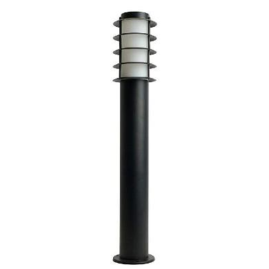 светильник садово-парковый feron dh047-650, техно столб, 18w e27 230v, черный 51528