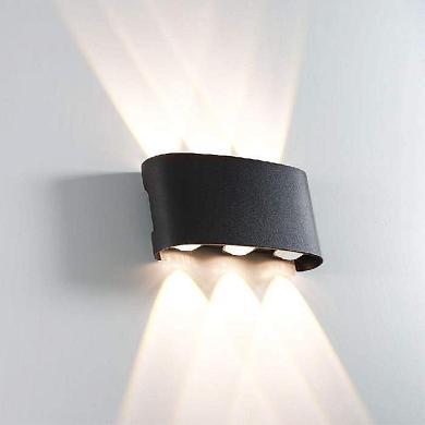уличный настенный светодиодный светильник arte lamp bosto a3122al-6bk