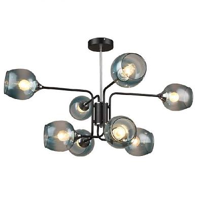 потолочная люстра imex md.3564-8-s bk+ch
