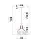 Подвесной светильник Arte Lamp Caprice A4184SP-1BR