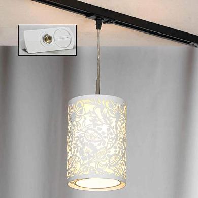 трековый светильник однофазный lussole track lights lsf-2306-01-taw