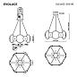 Подвесная люстра Evoluce Desi SLE1652-303-06