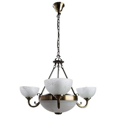 подвесная люстра arte lamp windsor white a3777lm-3-2ab