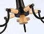 Потолочная люстра Ambrella light Traditional Modern TR9593