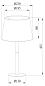 Настольная лампа Arte Lamp Connor A2102LT-1WH