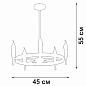 Подвесная люстра Vitaluce V3001-1/5PL