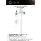 Подвесной светодиодный светильник Aployt Gabi APL.0124.06.15
